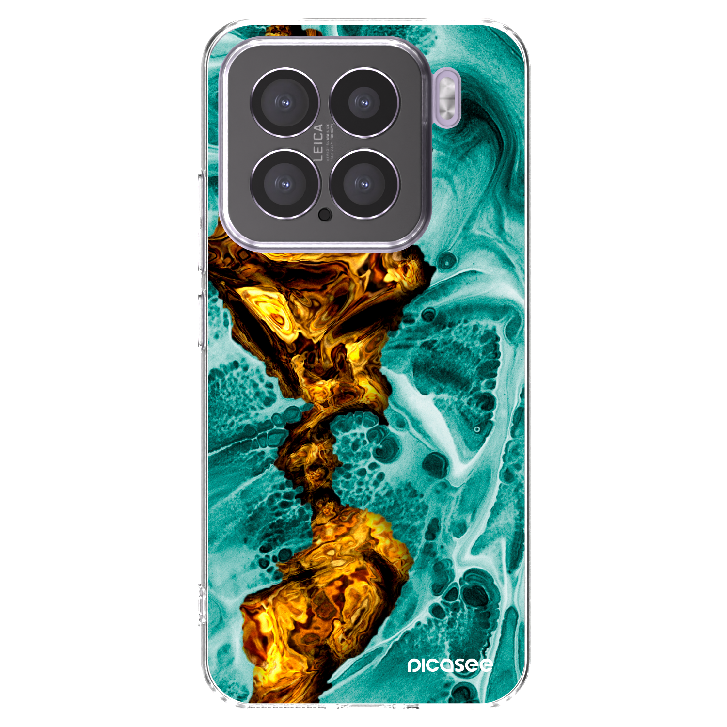 Picasee silikonska prozirna maskica za Xiaomi 15 - Goldsky