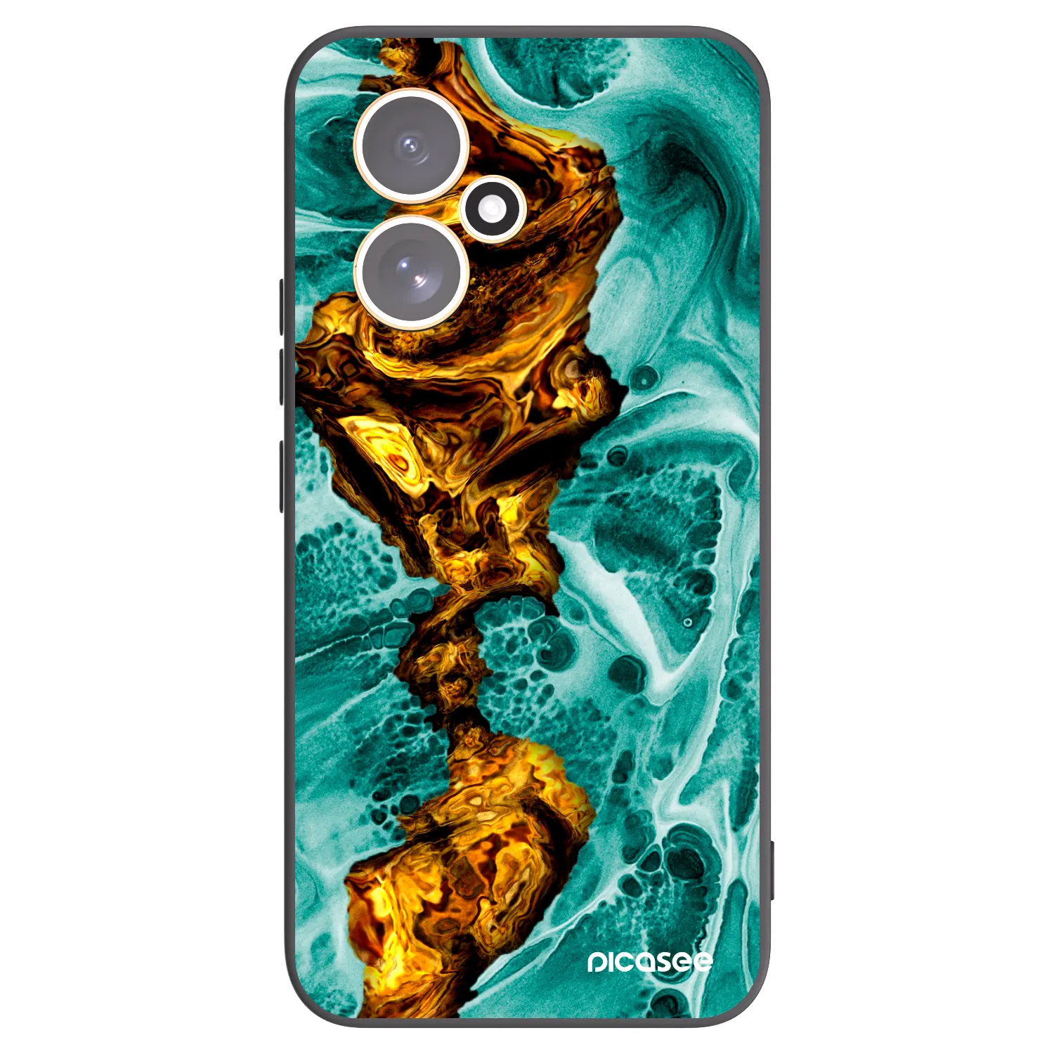 Picasee crna silikonska maskica za Honor 400 5G - Goldsky