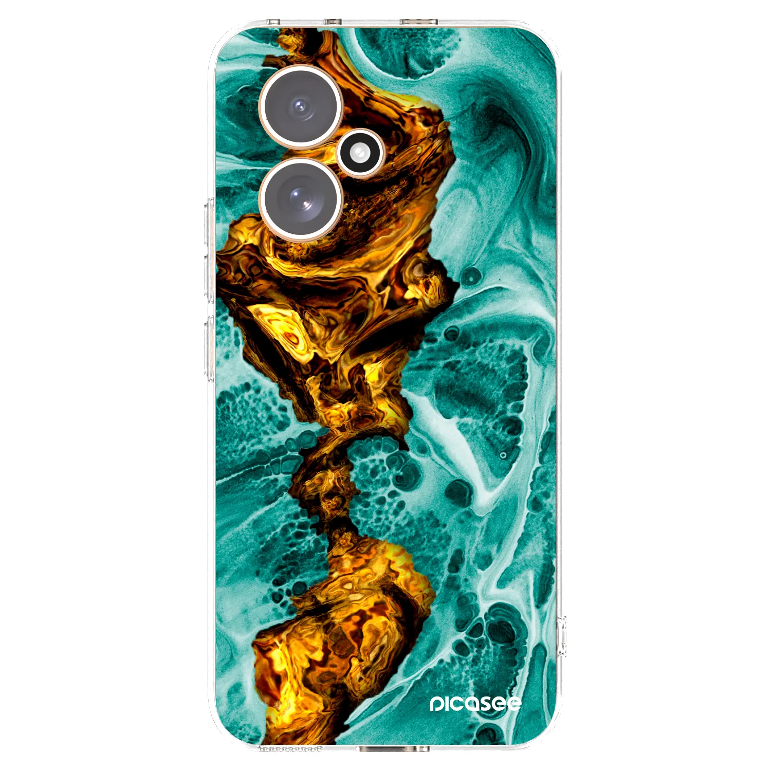 Picasee silikonska prozirna maskica za Honor 400 5G - Goldsky