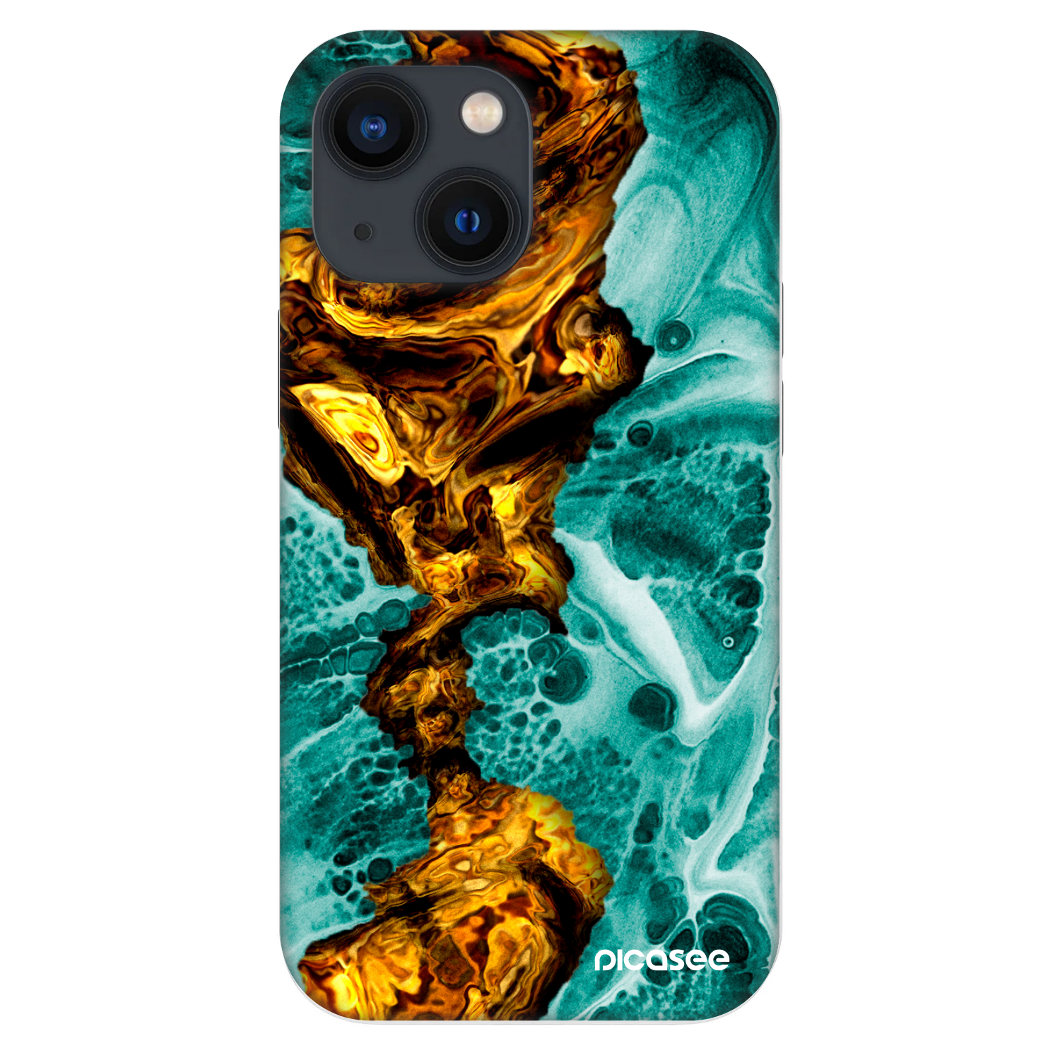 Picasee Fashion Case za Apple iPhone 13 mini - Goldsky