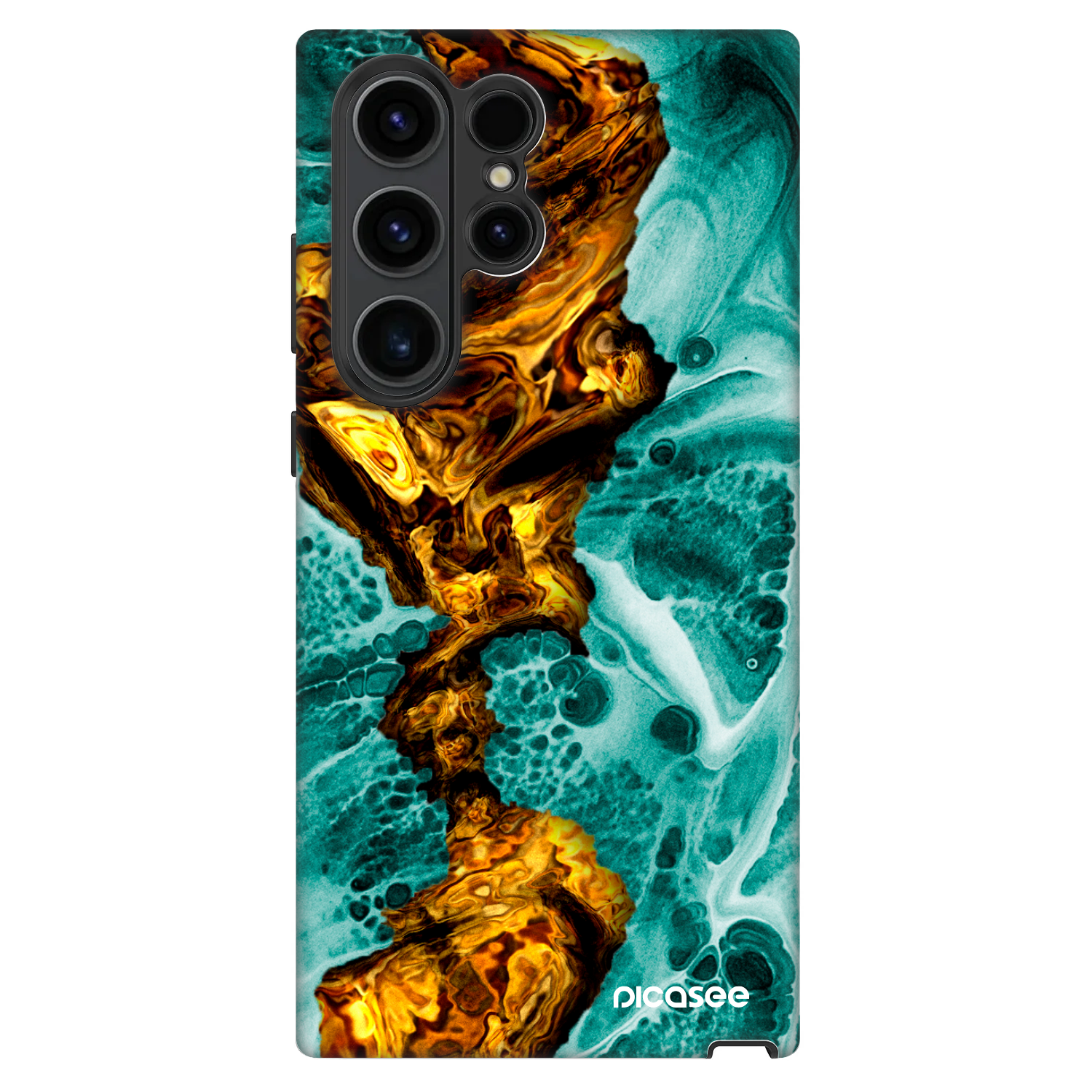 Picasee Fashion Case za Samsung Galaxy S23 Ultra 5G - Goldsky