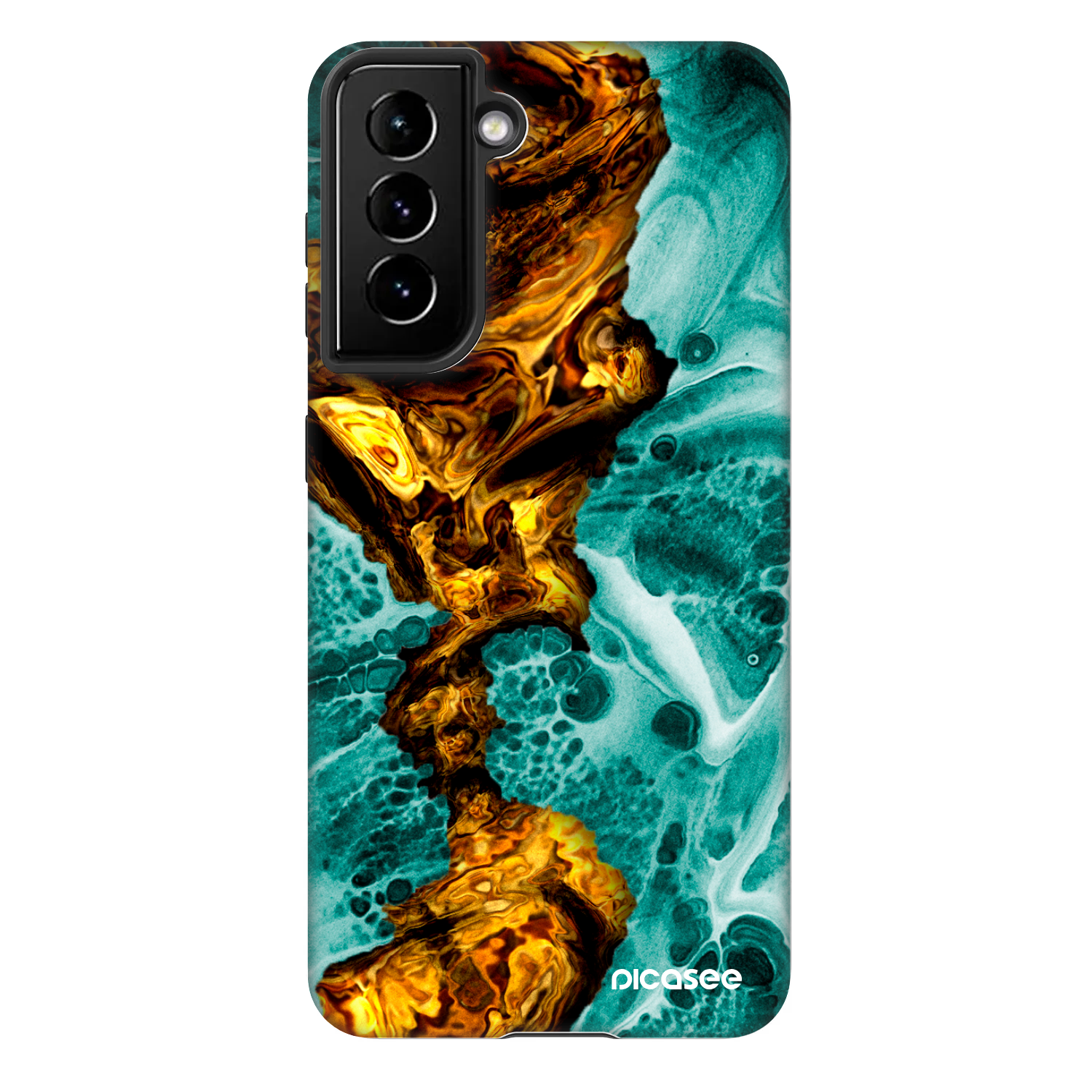 Picasee Fashion Case za Samsung Galaxy S21 FE 5G - Goldsky