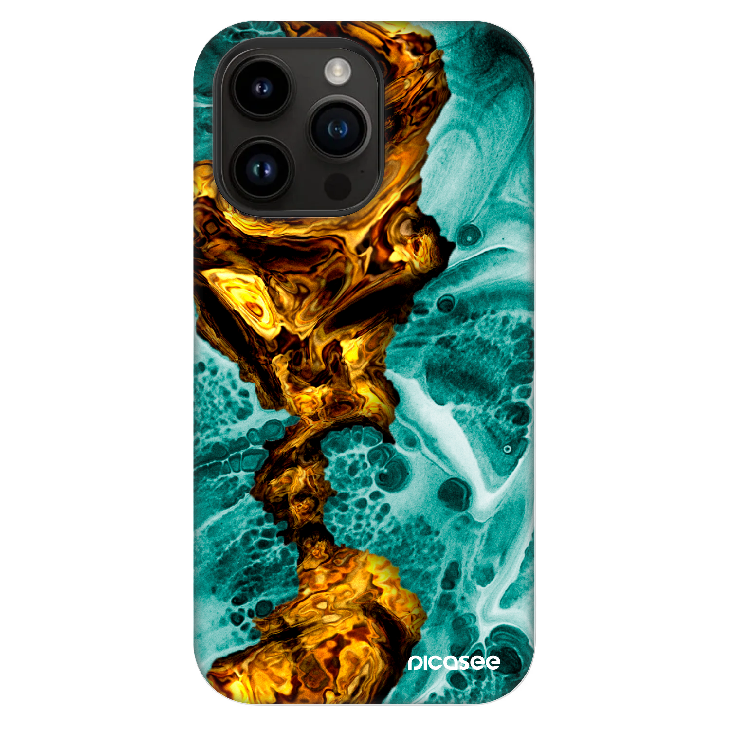 Picasee Fashion Case MagSafe za Apple iPhone 14 Pro Max - Goldsky