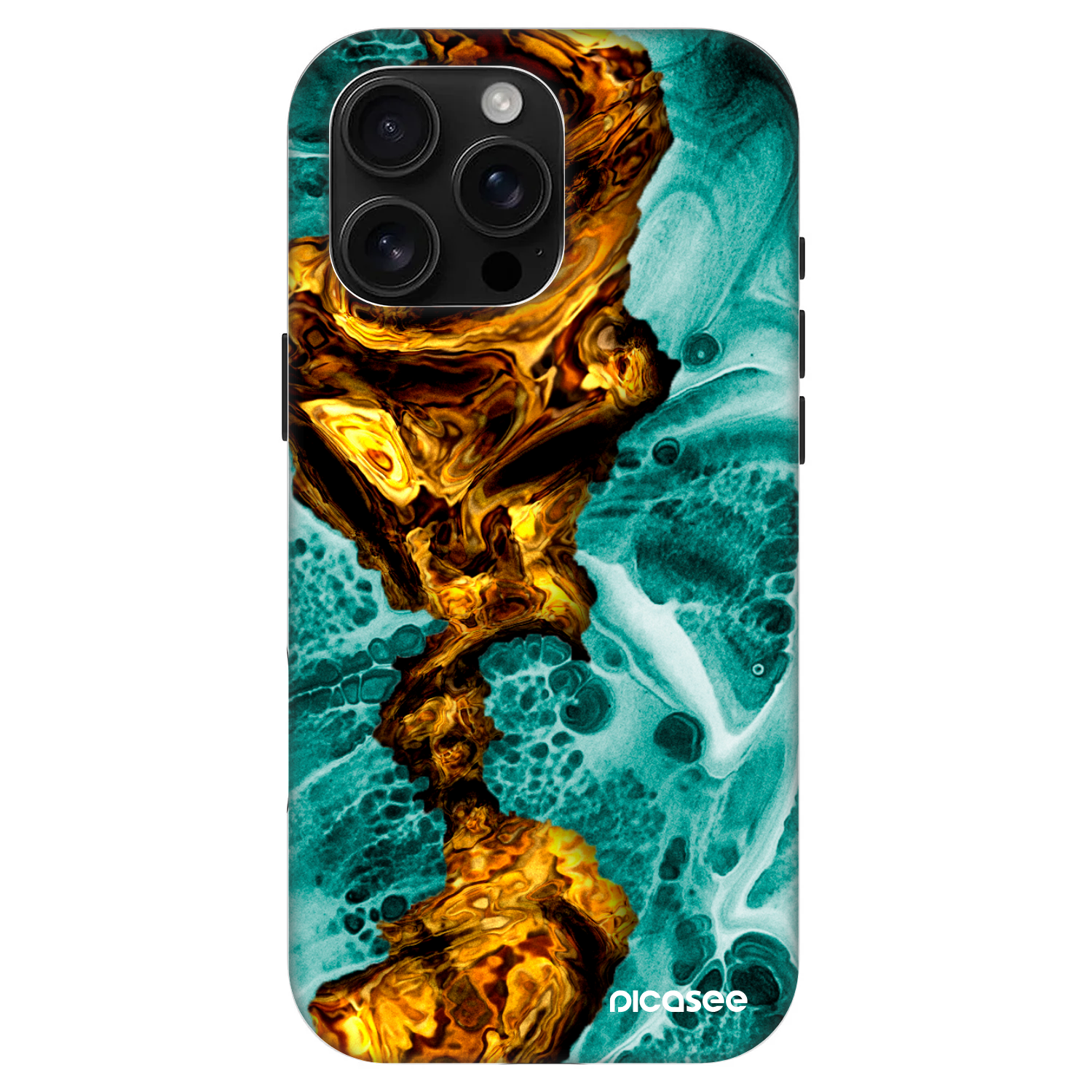 Picasee Fashion Case MagSafe za Apple iPhone 16 Pro Max - Goldsky