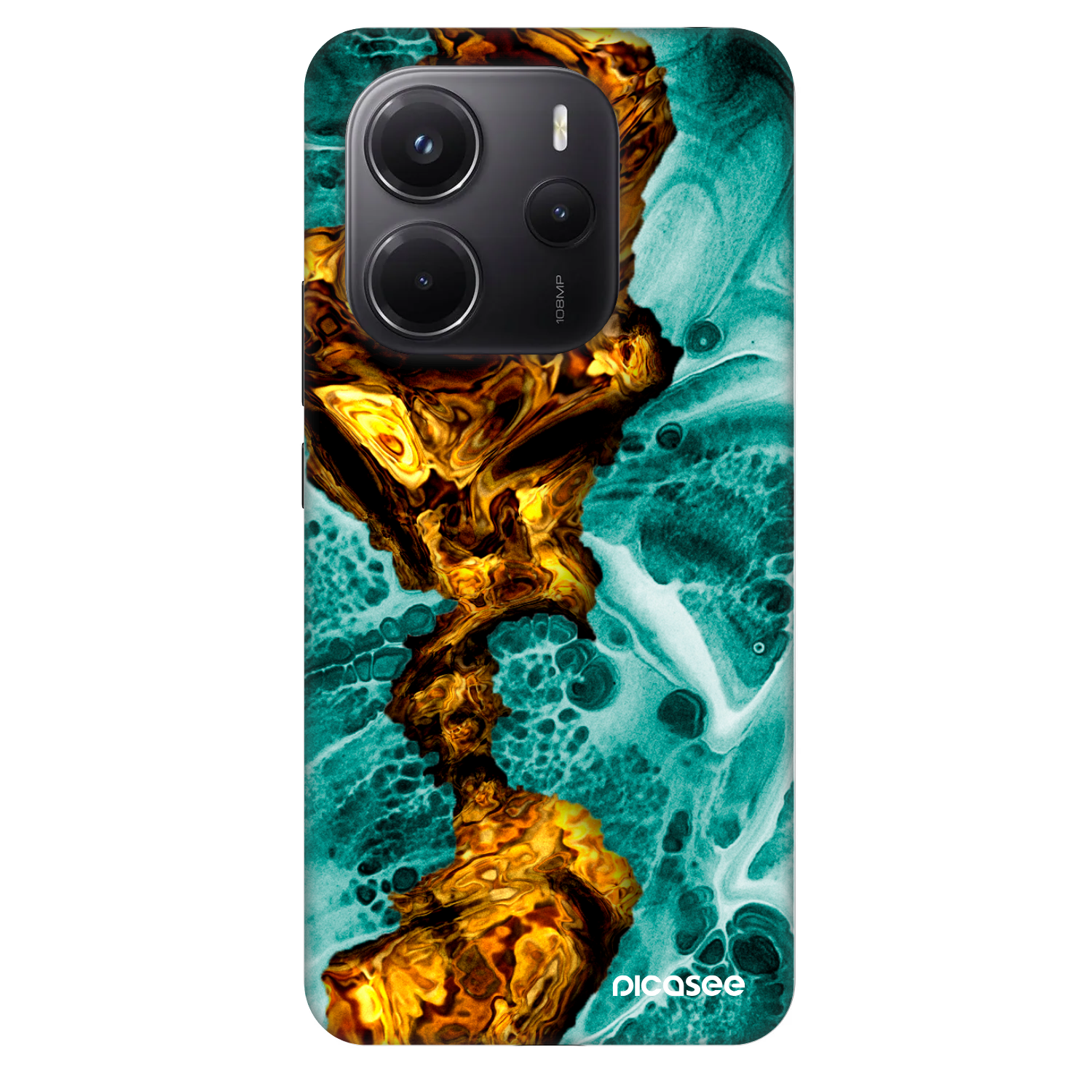 Picasee Fashion Case za Xiaomi Redmi Note 14 4G - Goldsky