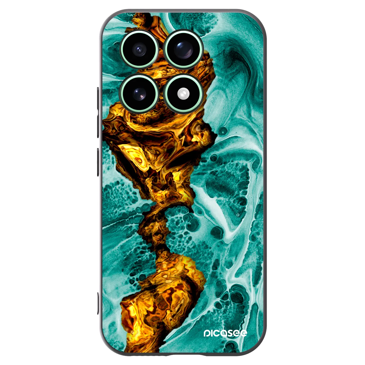 Picasee crna silikonska maskica za Xiaomi 17 - Goldsky