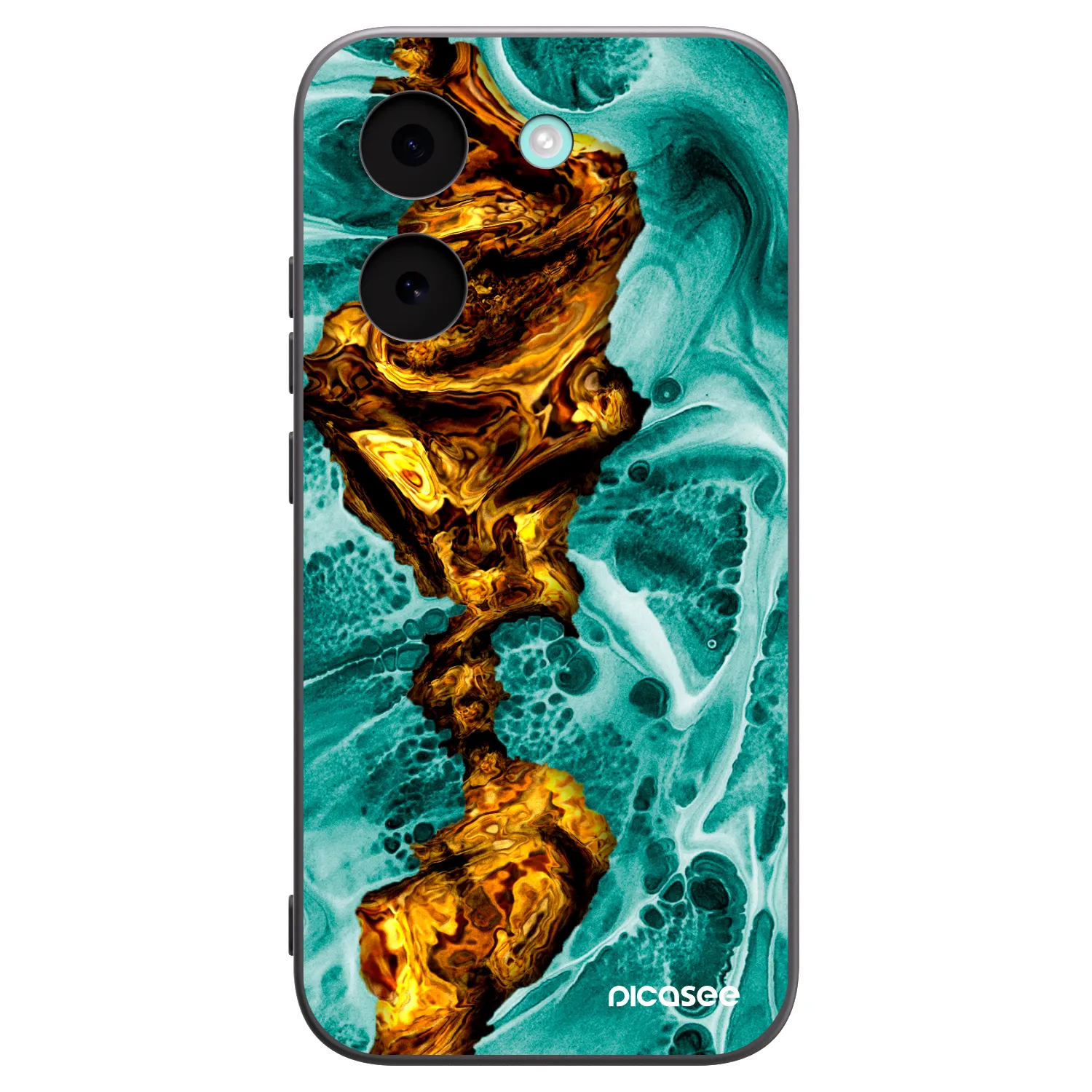 Picasee crna silikonska maskica za Xiaomi Poco X8 Pro - Goldsky