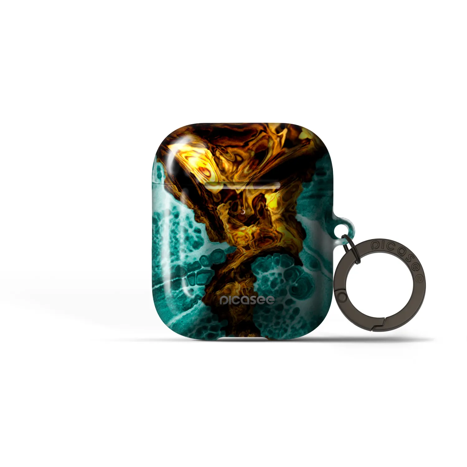 Picasee Obal pro Apple AirPods 1 - Goldsky