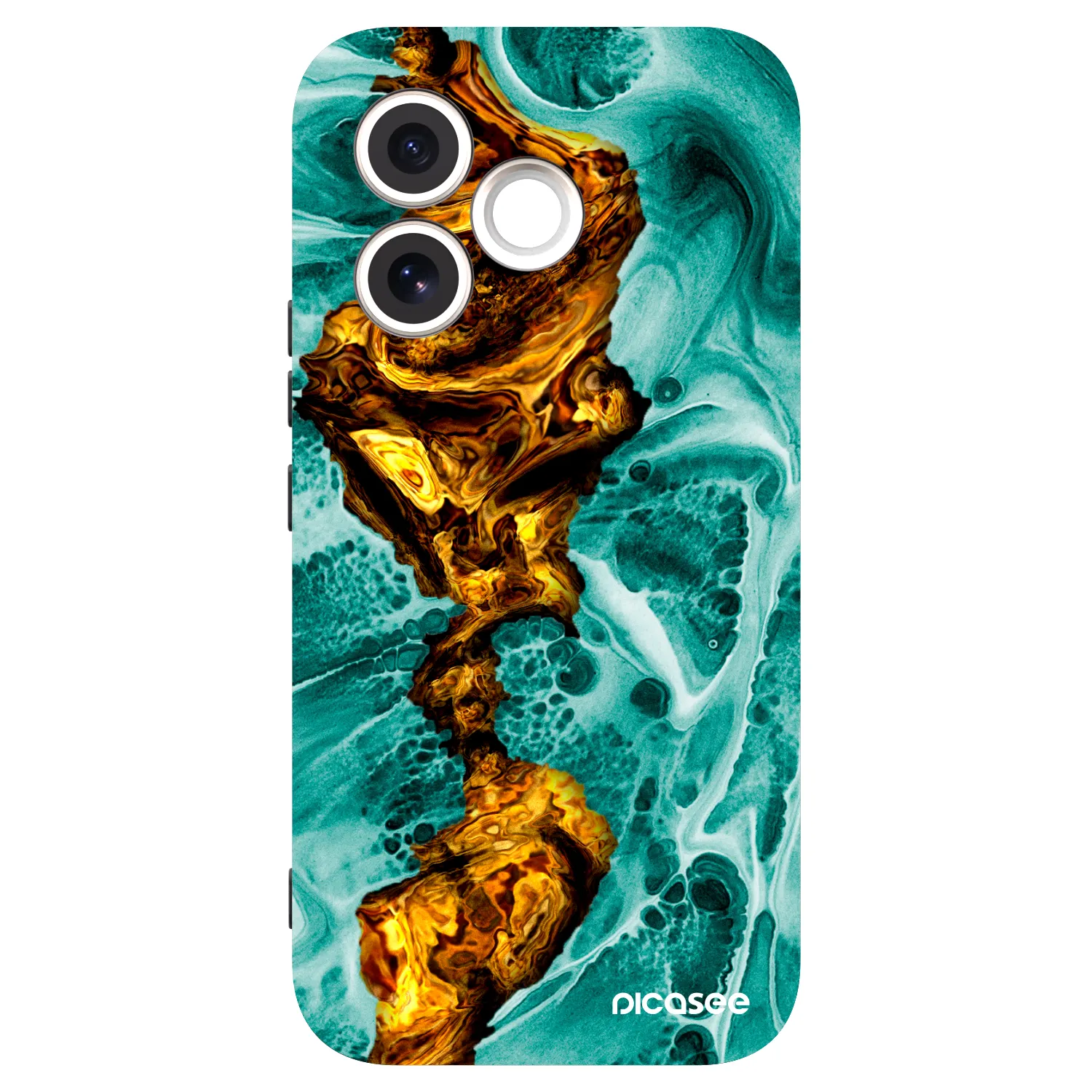 Picasee crna silikonska maskica za Honor 600 Lite - Goldsky