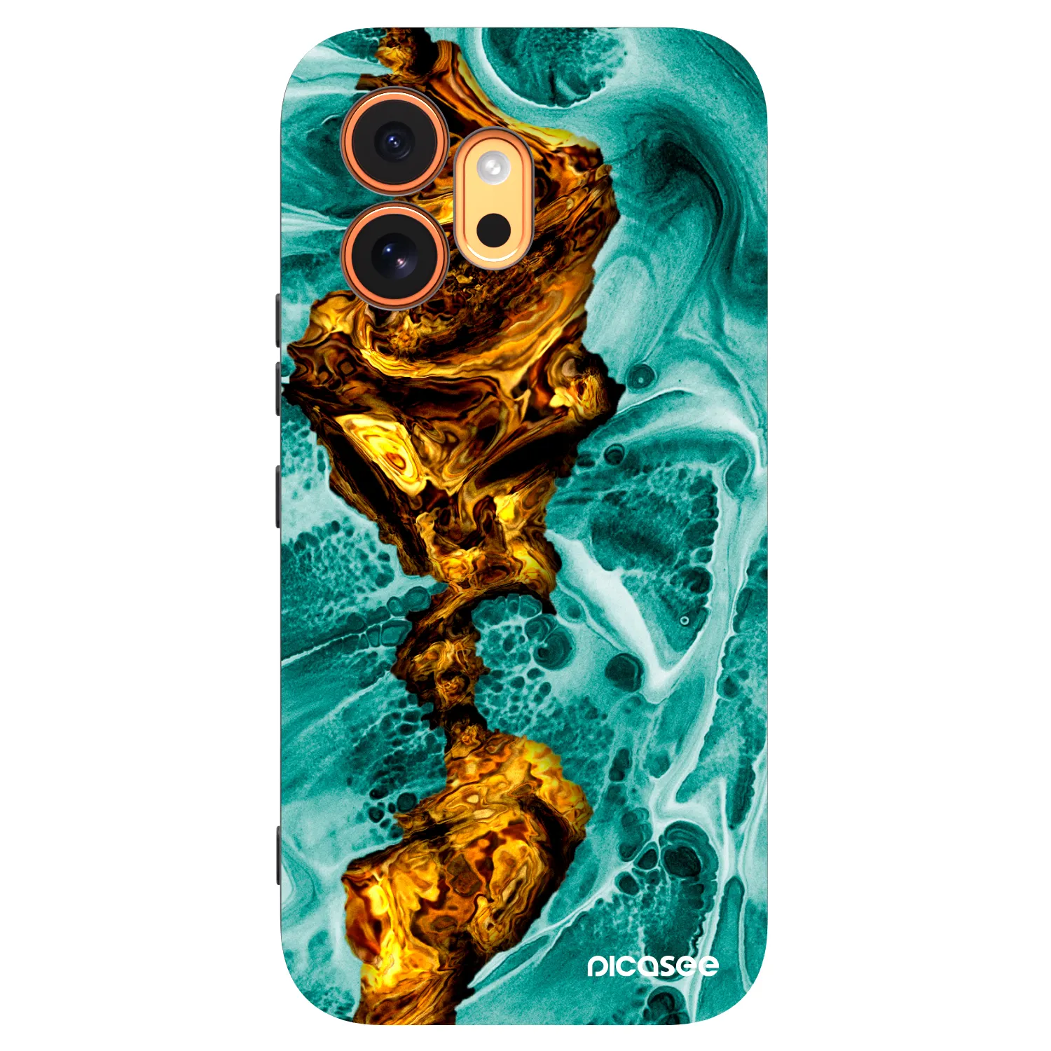 Picasee crna silikonska maskica za Honor 600 - Goldsky