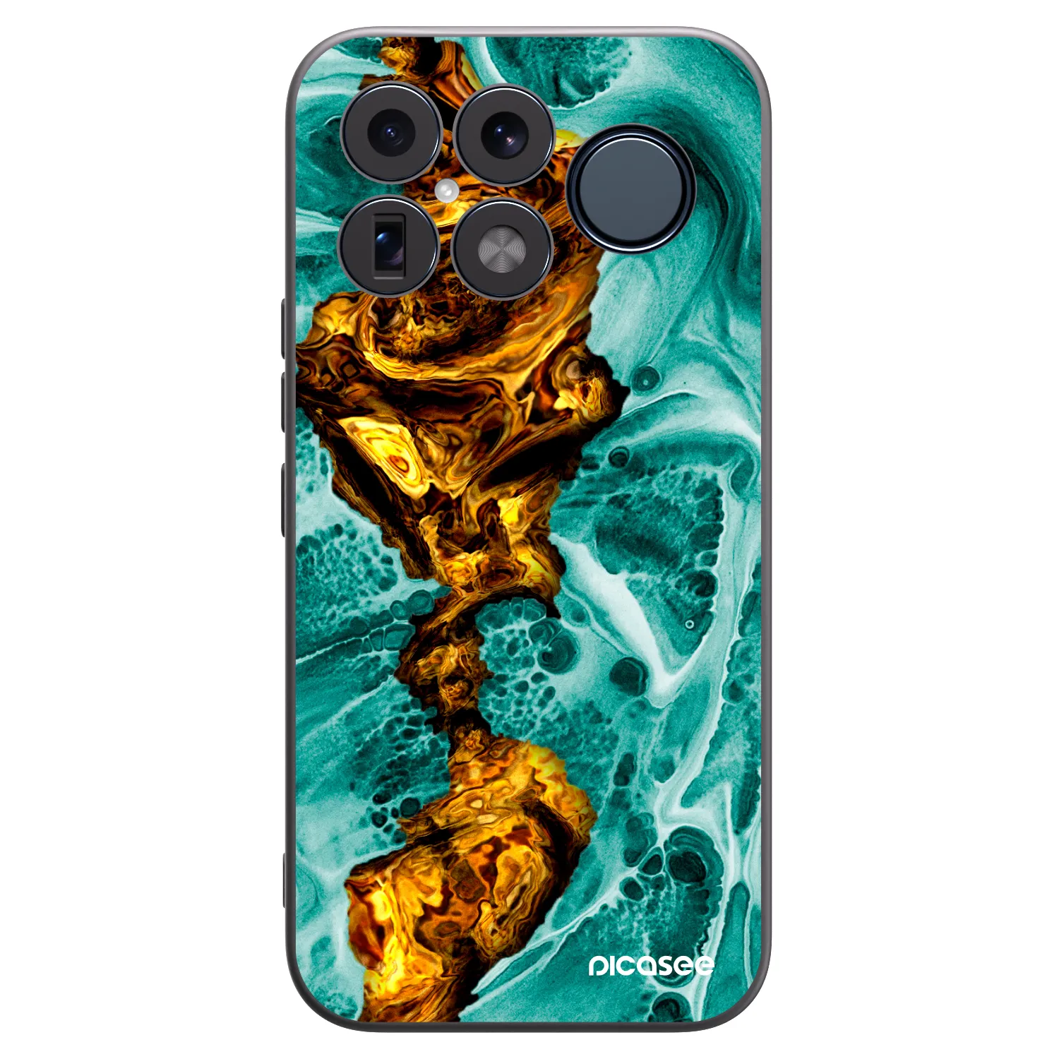 Picasee crna silikonska maskica za Xiaomi Poco F8 Ultra - Goldsky