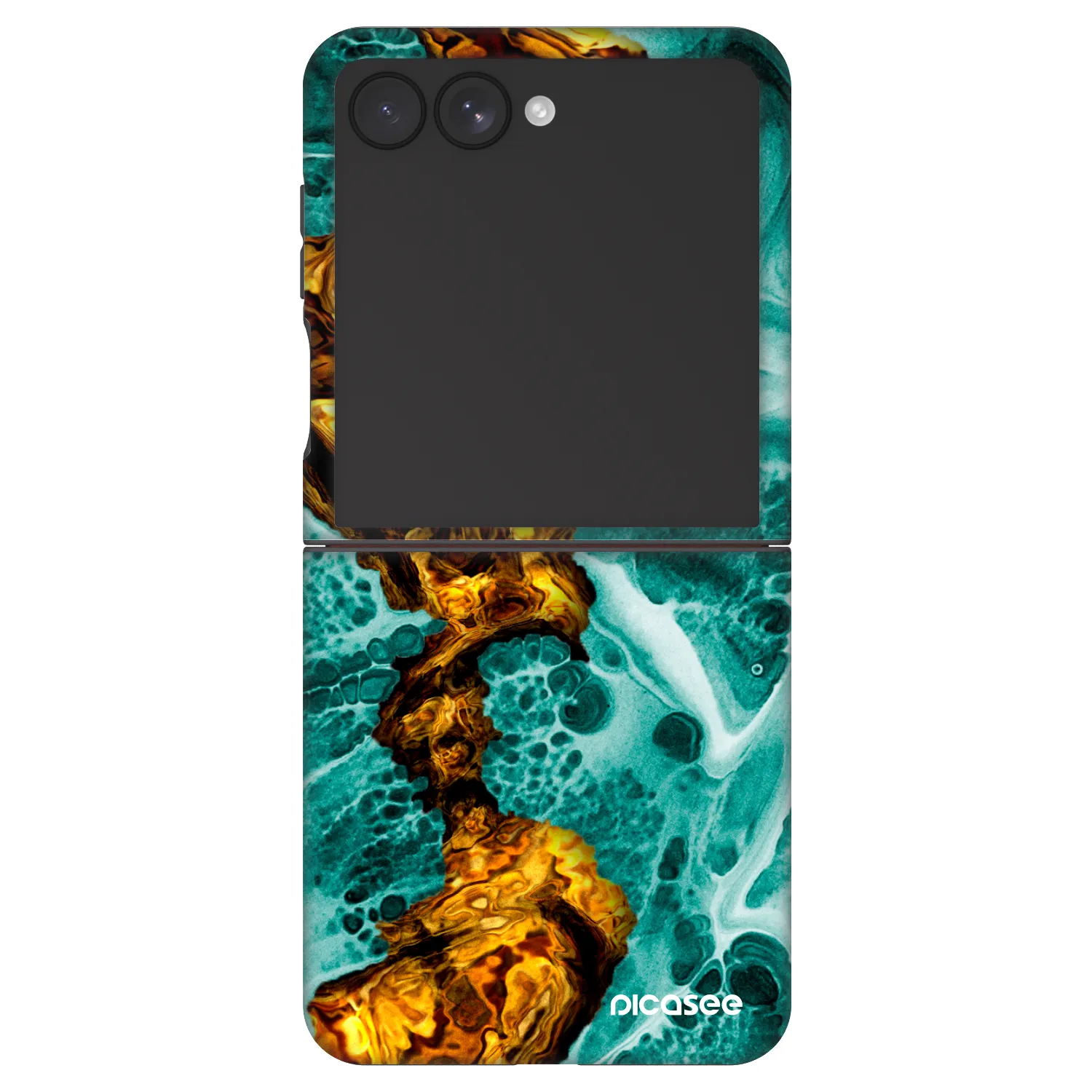Picasee Fashion Case za Samsung Galaxy Z Flip7 5G - Goldsky