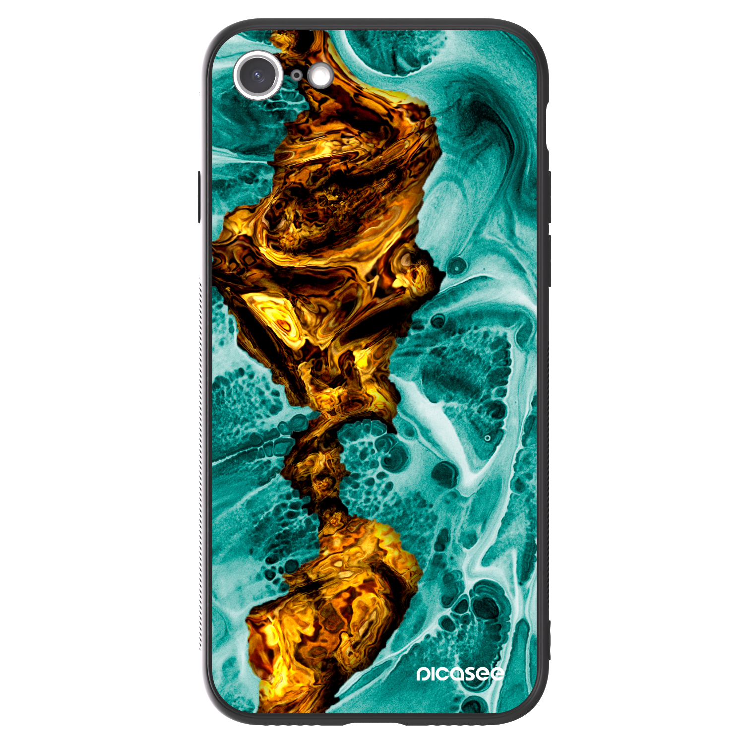 Picasee ULTIMATE CASE za Apple iPhone 7 - Goldsky