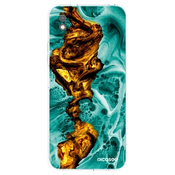 Picasee crna silikonska maskica za Xiaomi Redmi 9A - Goldsky