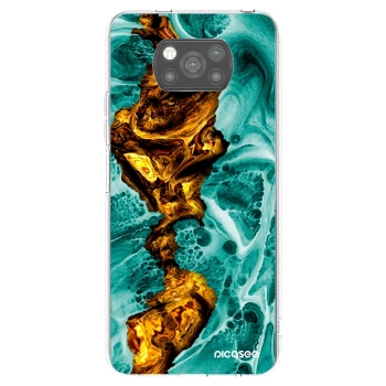 Picasee crna silikonska maskica za Xiaomi Poco X3 - Goldsky