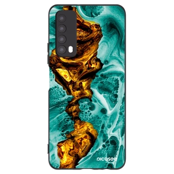 Picasee crna silikonska maskica za Huawei P Smart 2021 - Goldsky