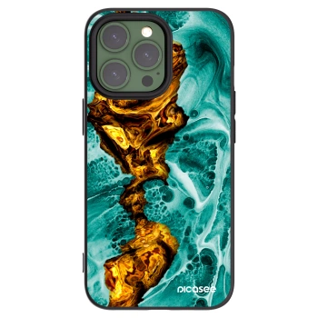 Picasee crna silikonska maskica za Apple iPhone 13 Pro - Goldsky