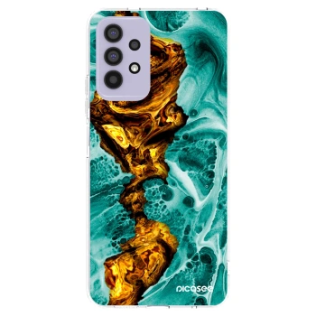 Picasee silikonska prozirna maskica za Samsung Galaxy A32 4G SM-A325F - Goldsky