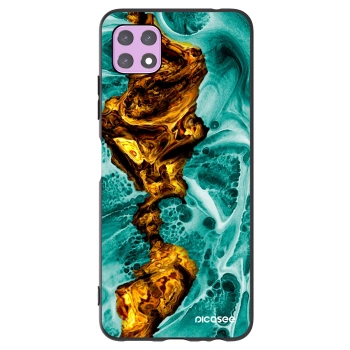 Picasee crna silikonska maskica za Samsung Galaxy A22 A226B 5G - Goldsky