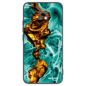 Picasee crna silikonska maskica za Xiaomi Redmi Note 9T - Goldsky