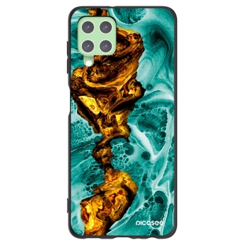 Picasee crna silikonska maskica za Samsung Galaxy A22 A225F 4G - Goldsky
