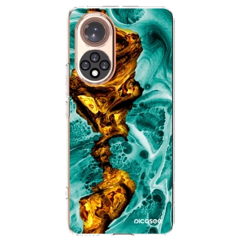 Picasee silikonska prozirna maskica za Honor 50 5G - Goldsky