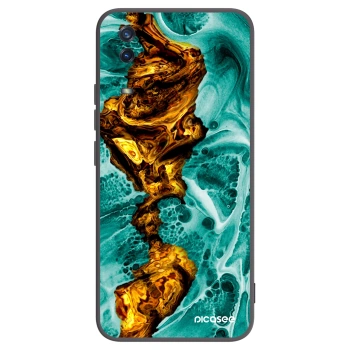 Picasee crna silikonska maskica za Vivo Y11s - Goldsky