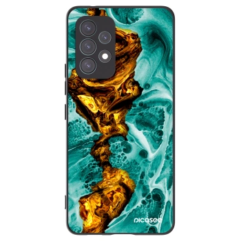 Picasee crna silikonska maskica za Samsung Galaxy A53 5G A536 - Goldsky