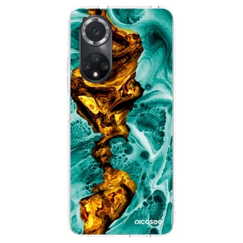 Picasee silikonska prozirna maskica za Huawei Nova 9 SE - Goldsky