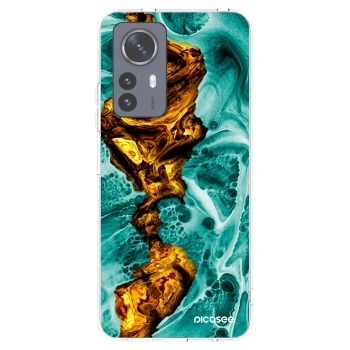Picasee silikonska prozirna maskica za Xiaomi 12 Pro - Goldsky