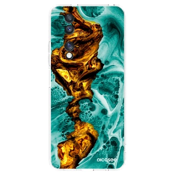 Picasee silikonska prozirna maskica za Honor 70 - Goldsky