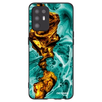 Picasee crna silikonska maskica za OPPO A94 5G - Goldsky