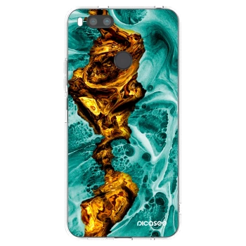 Picasee silikonska prozirna maskica za Xiaomi Redmi A1 - Goldsky