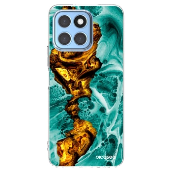 Picasee silikonska prozirna maskica za Honor X8 5G - Goldsky