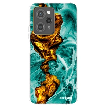 Picasee crna silikonska maskica za Xiaomi Poco X5 Pro - Goldsky