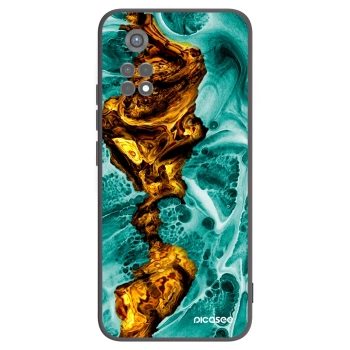 Picasee crna silikonska maskica za Xiaomi Redmi Note 11S 5G - Goldsky