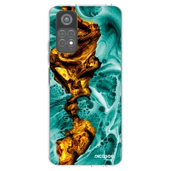 Picasee silikonska prozirna maskica za Xiaomi Redmi Note 11S 5G - Goldsky