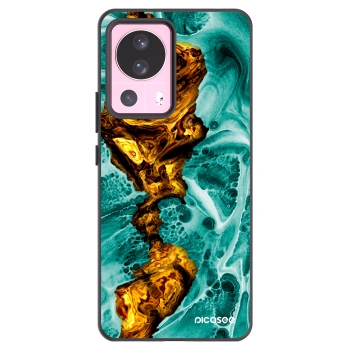 Picasee crna silikonska maskica za Xiaomi 13 Lite - Goldsky