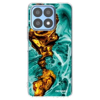 Picasee silikonska prozirna maskica za Honor X8a - Goldsky