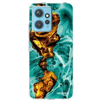 Picasee silikonska prozirna maskica za Xiaomi Redmi Note 12 4G - Goldsky