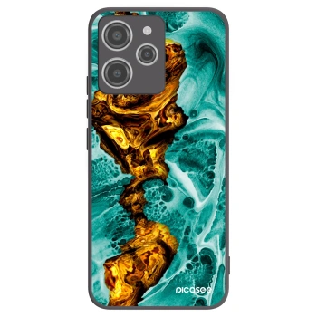 Picasee crna silikonska maskica za Xiaomi Redmi 12 4G - Goldsky