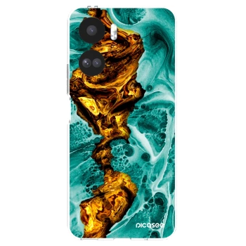 Picasee silikonska prozirna maskica za Honor 90 Lite 5G - Goldsky