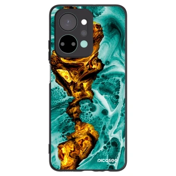 Picasee crna silikonska maskica za Honor X7a - Goldsky
