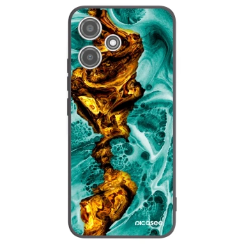 Picasee crna silikonska maskica za Xiaomi Redmi 12 5G - Goldsky