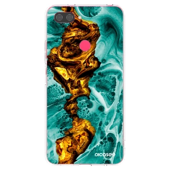 Picasee silikonska prozirna maskica za Xiaomi Mi 8 Lite - Goldsky