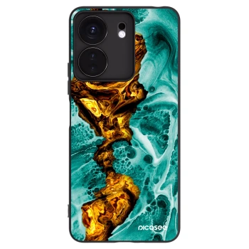 Picasee crna silikonska maskica za Xiaomi Redmi 13C 4G - Goldsky