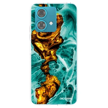 Picasee silikonska prozirna maskica za Motorola Edge 40 Neo - Goldsky