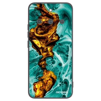 Picasee crna silikonska maskica za Realme 11 Pro+ - Goldsky