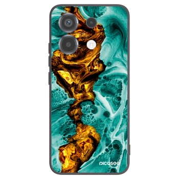 Picasee crna silikonska maskica za Xiaomi Poco X6 - Goldsky