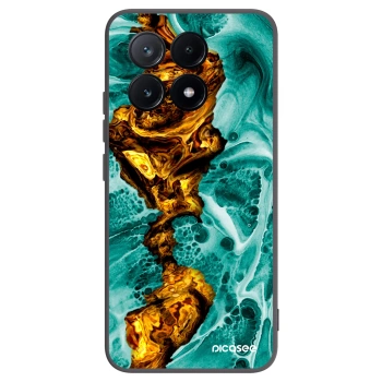 Picasee crna silikonska maskica za Xiaomi Poco X6 Pro - Goldsky
